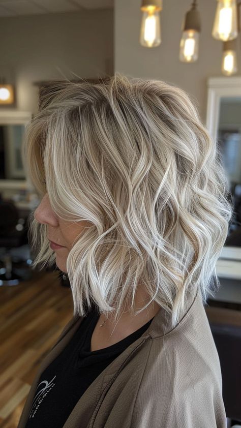 24 Best Blonde Hair Ideas for Older Women: Find Your Perfect Blonde | Lookosm Blonde Hair Over 50, Best Blonde Hair, Stylish Hair Colors, Blonde Hair Ideas, Color Rubio, Tousled Bob, Blond Balayage, Hair Color Options, Soft Blonde