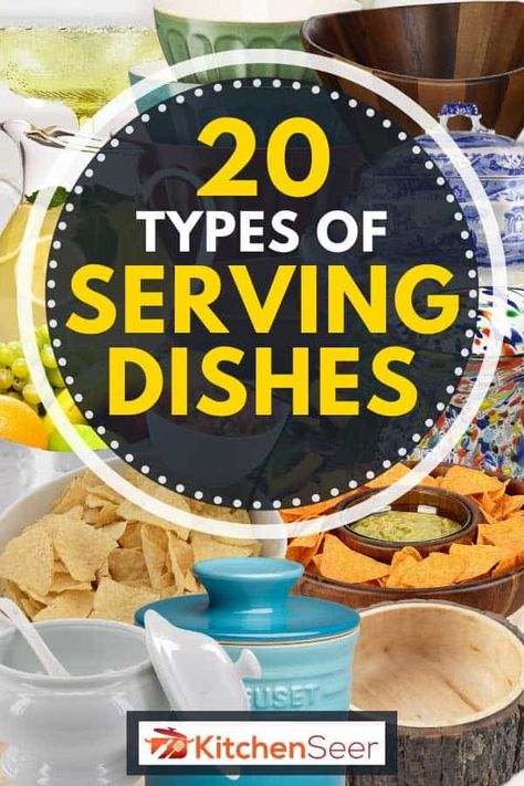 Whether you’re having a family meal or hosting a group, serving dishes always come in handy. If you feel a bit overwhelmed by the number of serving dishes, don’t fret. Read our guide to better understand these kitchen accessories. Including a list of 20 types of serving dishes that you should know. Appetizer Serving Dishes, Serving Dishes For Entertaining, Serving Dishes Ideas, Serving Bowls Ideas, Serving Platters Entertaining, Serving Plates Ideas, Party Serving Dishes, Serving Buffet, Appetizer Salad