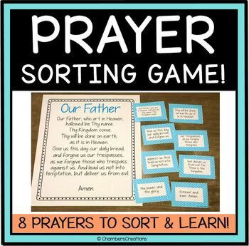 Apostle's Creed, Differentiated Learning, Apostles Creed, Sorting Games, Bible Study Group, Task Card, Catholic School, Vacation Bible School, Hail Mary