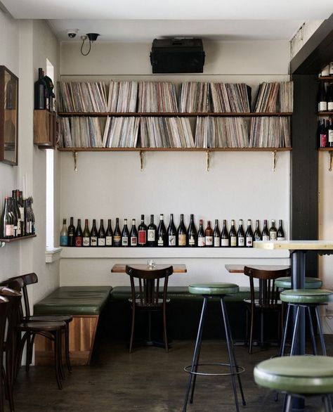 Cozy Seating Area, 카페 인테리어 디자인, Bar Interior, Wine Store, Record Collection, Restaurant Interior, Music Room, Cafe Interior, Cafe Design