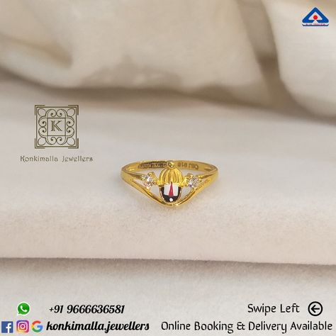 #KJ_G614 Net Weight: up to 1.5 grams Item : Baby Ring Fb, Insta, Pinterest: @konkimalla.jewellers Baby Boy Finger Rings Gold Indian, Boys Gold Ring, Berry Clothes, Boys Rings, Baby Anklet, Floral Design Drawing, Latest Earrings Design, Kids Gold Jewelry, Kids Jewellery