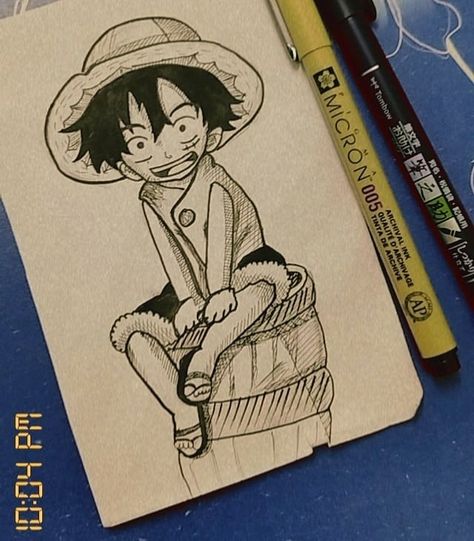 Luffy micro pen drawing Micro Pen Art, Pen Drawings, Pen Art, Art References, Pen Drawing, Easy Drawings, Art Reference, Anime Art, Pen