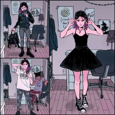 Comfortable Alternative Outfits, Goth Converse, Teen Titans Drawings, Gabriel Picolo, Raven Fanart, Teen Titans Love, Starfire And Raven, Raven Beast Boy, Dress Grunge