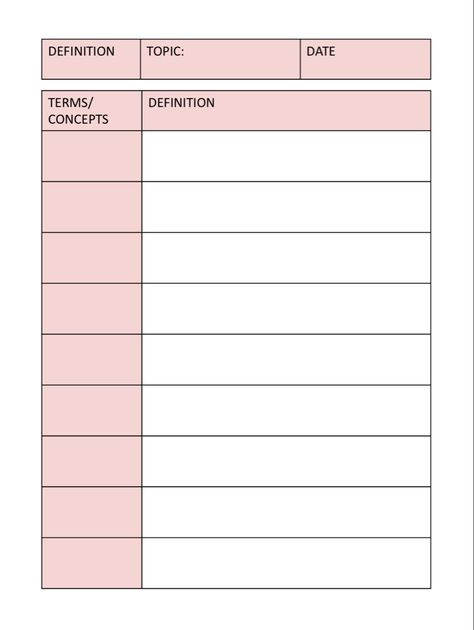 Class Notes Template, Template For Notes, Notetaking Template, Study Notes Template, Gcse Study, Uni Notes, Templates Notes, College Printables, Study Guide Template