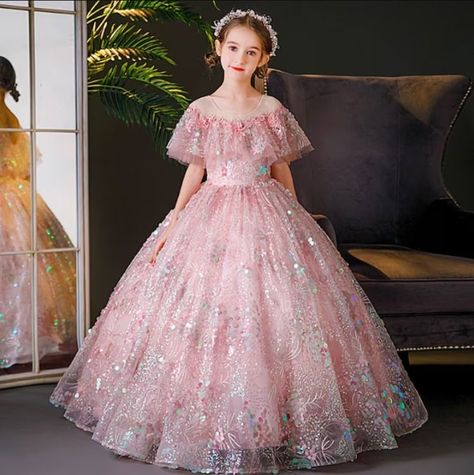 Party Long Dress, Crinoline Skirt, Girls Blue Dress, Lace Ball Gowns, Cinderella Dresses, Exclusive Dress, Birthday Party Dress, Pageant Dress, Summer Party Dress