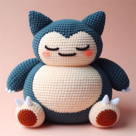 Crochet Gaming Patterns, Amigurumi Free Pattern Pokemon, Snorlax Crochet Pattern Free, Gengar Crochet Pattern Free, Bulbasaur Crochet Pattern Free, Amigurumi Pokemon Free Pattern, Crochet Patterns Pokemon, Snorlax Crochet Pattern, Fluffy Yarn Crochet Projects