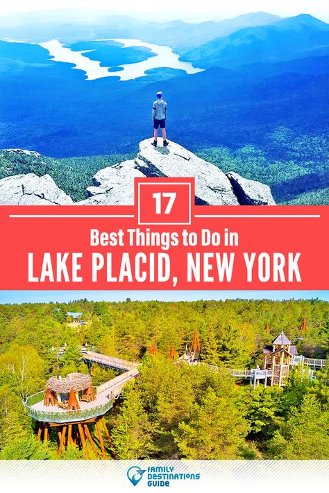 Want to see the most incredible things to do in Lake Placid, NY? We’re FamilyDestinationsGuide, and we’re here to help: From unique activities to the coolest spots to check out, discover the BEST things to do in Lake Placid, New York - so you get memories that last a lifetime! #lakeplacid #lakeplacidthingstodo #lakeplacidactivities #lakeplacidplacestogo Lake Placid New York Fall, Lake Placid New York Summer, Lake Placid Olympics, Honeymoon Activities, Usa Trips, Saranac Lake Ny, Lake Placid New York, Lake Placid Ny, Lake Activities