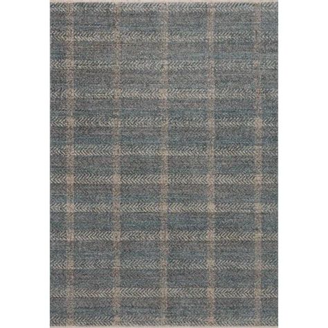 Angela Rose x Loloi Ember Blue / Beige Area Rug | Wayfair North America Blue Brown Rug, Blue And Brown Rug, Plaid Rugs, Patina Furniture, Loloi Rug, Toddler Boy Room, Mountain Chalet, Living Room Refresh, River Lodge