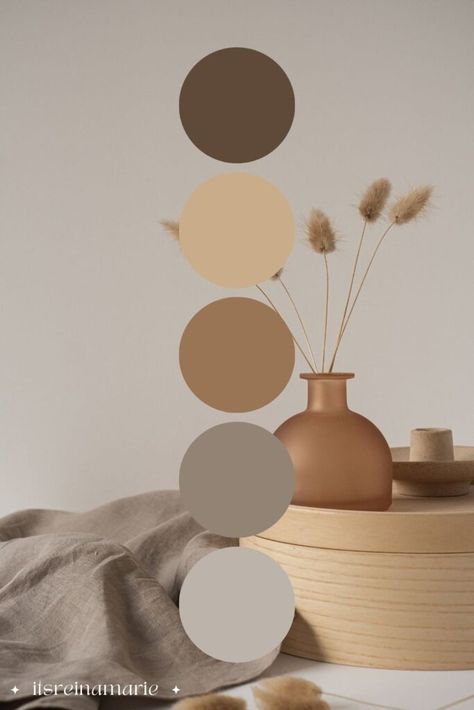 Boho Pallete Color, Earthy Colors Palette, Aestethic Color Palette, Aesthetic Colors Palettes, Bedroom Color Palette Ideas, Warm Colors Aesthetic, Aesthetic Moodboard Inspiration, Spa Color Palette, Aesthetic Color Palettes