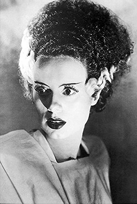 Bride Of Frankenstein Poster, Frankenstein Poster, Elsa Lanchester, Horror Prints, Monster Photos, Movie Art Print, Young Frankenstein, Black And White Movie, Frankenstein's Monster