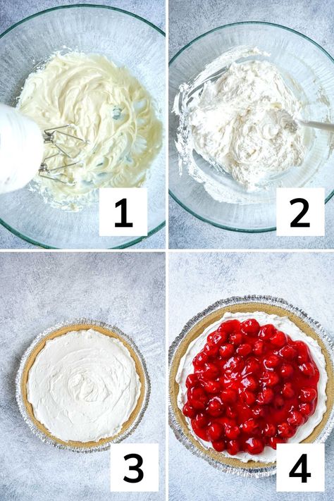 Pies With Cream Cheese And Cool Whip, Cream Cheese Pie Filling Recipe, Cream Cheese Pie Filling No Bake, Easy Cream Cheese Pie No Bake, No Bake Cream Cheese Pie Cool Whip, Cheese Cake Recipes Made With Cream Cheese And Cool Whip, Cool Whip Cream Cheese Pie, Cream Cheese Cool Whip Pie, No Bake Cheesecake With Cool Whip