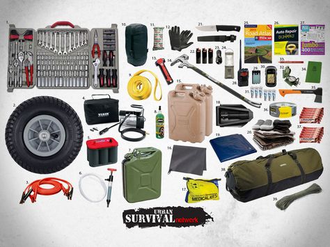 The Perfect Automotive Roadside Assistance Survival Gear For Your BOV Bug Out Vehicle 564x423 The Perfect Vehicle Emergency Survival Gear Fo... Bug Out Gear, Bug Out Vehicle, Apocalypse Survival, Survival Equipment, Urban Survival, Bug Out Bag, Disaster Preparedness, Emergency Prepping, Roadside Assistance