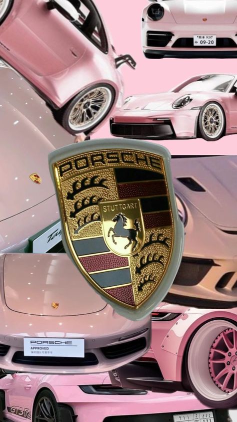 Porche Car Aesthetics, Cute Car Photos, Pink Porche Gt3rs, Pink Porsche Aesthetic, Pink Porche, Porsche Pink, Pink Porsche, Porsche Wallpaper, Cristiano Jr