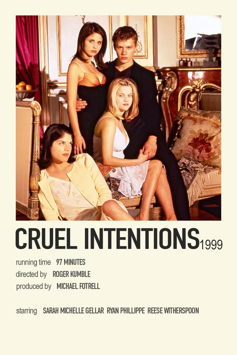 Movie poster Movie Collage, Movies To Watch Teenagers, Step Siblings, Cruel Intentions, Bon Film, Iconic Movie Posters, Girly Movies, Film Posters Minimalist, American Teen