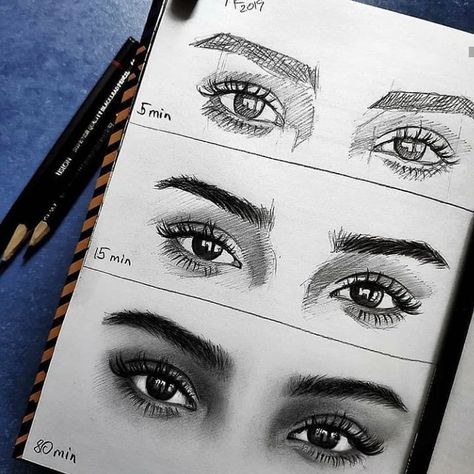 I'll be sharing 12 inspiring ideas for drawing human eyes and even a few animated style eyes. Learn how to draw eyes with these tutorials. #howtodraw Illusion Kunst, Realistic Eye Drawing, Eye Drawing Tutorials, Drawing Eyes, Eye Sketch, 얼굴 그리기, Realistic Eye, 인물 드로잉, Sketchbook Pages