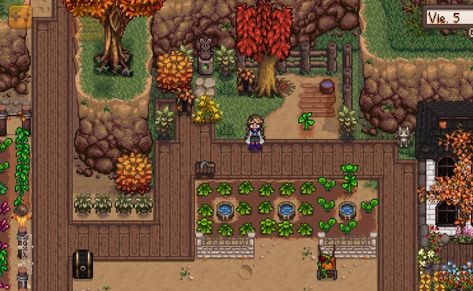 Stardew valley cottage  Stardew valley mod  pixel art farm desing Stardew valley idea Stardew Valley Medieval Farm, Stardew Valley Paths, Stardew Valley Recolor, Stardew Valley Farm Design, Medieval Farm, Stardew Valley Farm, Stardew Valley Farms, Medieval Buildings, Farm Design