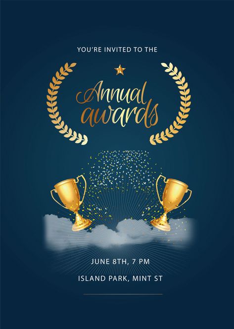 Award Ceremony Poster, Golden Awards, Glowing Background, Ceremony Design, Celebration Background, Award Ceremony, Business Awards, Island Park, Money Sign