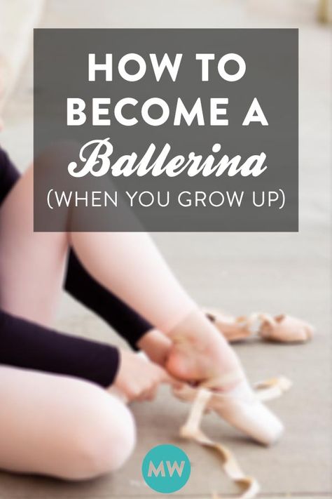 How to train your little one (or yourself) to become a real, live, grown-up professional ballerina. Train Like A Ballerina, How To Become A Ballerina At Home, How To Become A Ballerina, Ballerina Workout, Professional Ballerina, Ballet Studio, Dance Stuff, Dance School, Ballet Class