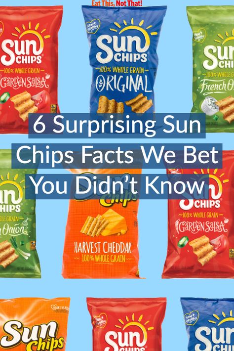 Sun Chips makers get an A for sustainability efforts, and a C- for healthy snacks. #sunchips #groceries #sunchipfacts #foodfacts Homemade Sun Chips, Sun Chips Recipe, Sunchips Recipe, Healthy Chips From Store, Spicy Cheetos, Office Workouts, Sun Chips, Hot Snacks, Healthy Chips