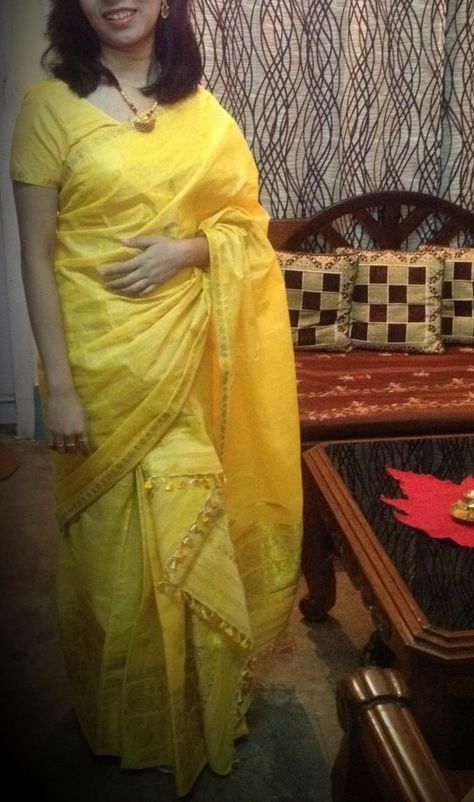 Yellow  Mekhela chadar!! Yellow Mekhela Chador, Mekhela Chador, Yellow, Quick Saves