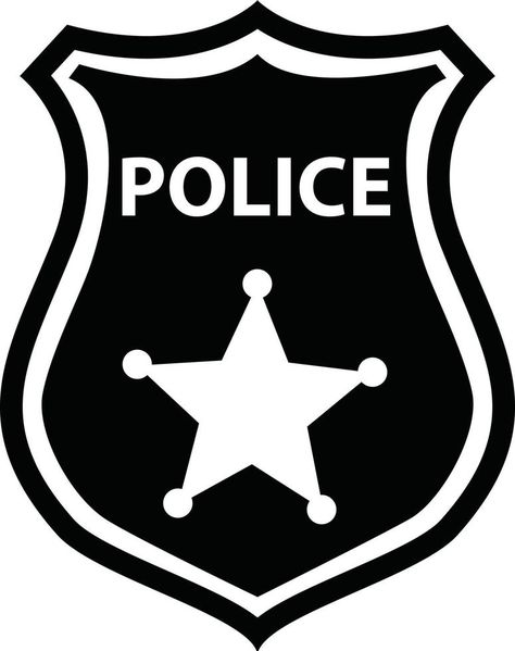 police badge icon on white background. protection law order symbol. Police shield sign. Police Symbol, Police Cups, Classroom Setup Elementary, Police Shield, Police Sign, Police Logo, Badge Icon, Wolf Of Wall Street, Police Badge