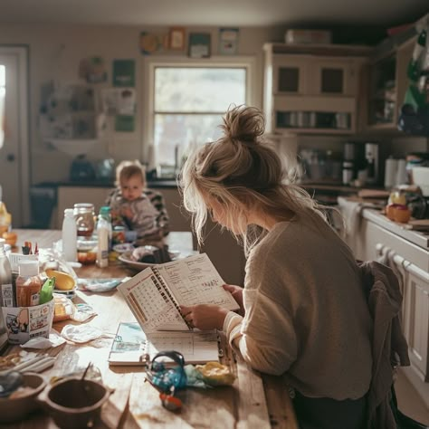 Same home, same responsibilities, but now everything’s under control. 💪 With our planners, you can organize your household tasks, plan family activities, and even carve out some much-needed 'me time.' You deserve it, Mom! #OrganizedMom #FamilyPlanner #HouseholdHacks #TimeManagementForMoms #MomSuccess #FamilyPlanning #OrganizedHome #StressFreeLiving #MomHacks #TimeForMe #PlanForPeace #BalancedLife Vision Board Stay At Home Mom, Working Mom Astethic, Busy Mom Aesthetic, Stay At Home Mom Vision Board, Work From Home Mom Aesthetic, Stay At Home Mum Aesthetic, Mum Vision Board, Sahm Vision Board, Live In Nanny Aesthetic