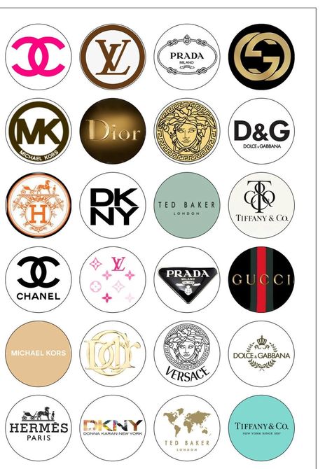 Designer Logo Wallpapers - Top Free Designer Logo Backgrounds - WallpaperAccess Luxury Brand Logo Wallpaper, Chanel Branding Design, Fashion Brand Logo Luxury, Luxury Clothing Brand Logo, Cap Logo Design, Chanel Stickers, Mode Logos, Chanel Decor, Luxury Brand Logo