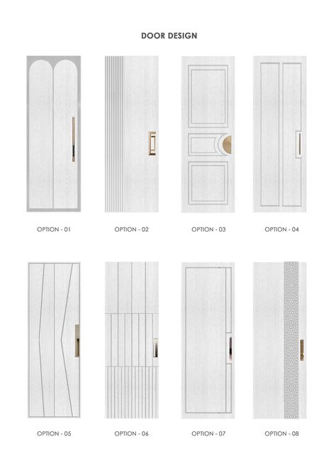 Door Design In White Colour, Molding Door Design, White Main Door Entrance, Door Design With Grooves, White Doors Interior Modern Luxury, White Main Door, Classic Doors Entrance, Laminate Door Design Modern, White Door Design