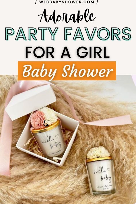 Looking for unique and adorable baby shower favors that will not only make your guests feel appreciated but will also leave them in awe? We've got a collection of cute girl baby shower party favors that will make your celebration extra special and unforgettable, from personalized trinkets to delicious treats. Let the cuteness begin! Girl Baby Shower Favors For Guests, Baby Shower Guest Gift Ideas, Baby Shower Guest Gifts, Baby Shower Party Favors Girl, Baby Shower Favor Ideas, Baby Shower Favors For Guests, Virtual Baby Shower Ideas, Best Baby Shower Favors, Baby Shower Favours For Guests