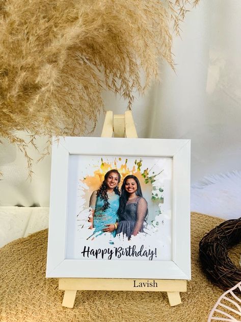 Photo Collage Diy, Small Photo Frames, Mini Photo Frames, Calendar Design Template, Mini Frame, Small Picture Frames, Diy Friendship Bracelets Tutorial, Birthday Photo Frame, Birthday Collage