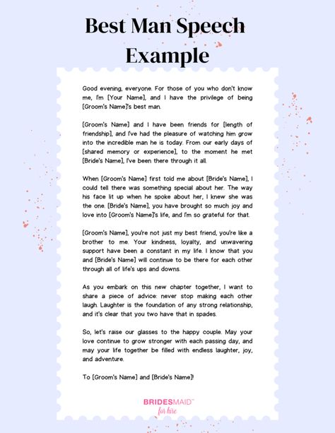 Best Man Speech Examples: 75 Funny and Sentimental Speeches - Bridesmaid For Hire Brother Best Man Speech, Best Man Speech Ideas, Groomsmen Speech, Research Introduction, Best Man Speech Examples, Best Man Speech Template, Funny Best Man Speeches, Funny Wedding Toasts, Groomsman Speech