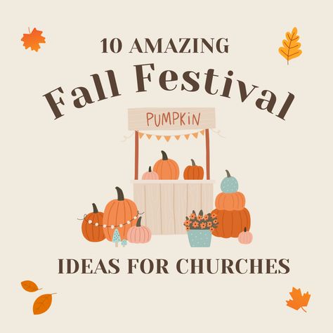 Discover 10 Amazing Fall Festival Ideas for Churches! From community bonfires to pumpkin decorating contests, these Fall festival activities are perfect for all ages! 🎃🍁 #FallFestival  #CommunityGathering Thanksgiving Event Ideas For School, Church Fall Festival Food Ideas, Fall Contest Ideas, Fall Festival Set Up Ideas, Ward Party Ideas Lds Fall, Fall Festival Tent Decorating Ideas, School Fall Festival Fundraiser Ideas, Fall Festival Activity Ideas, Fall Festival Decorations For Church