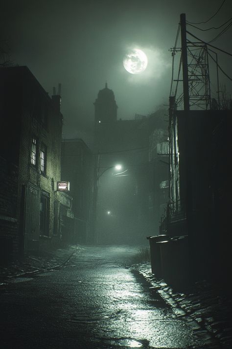 Immerse yourself in this Silent Hill 2 wallpaper, showcasing haunting visuals of a foggy, abandoned town under pale moonlight. Silent Hill Atmosphere, Silent Hill Phone Theme, Silent Hill 2 Wallpaper, Silent Hill Town, Silent Hill Wallpaper, Gaming Wallpaper, Abandoned Town, Silent Hill 2, 3d Inspiration