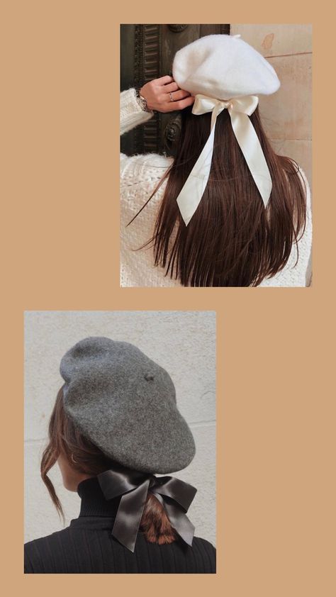 Old Money Hat, Beret With Bow, Derby Hats Diy, Tote Bag Diy Pattern, Boho Fiber Art, Cute Beret, Diy Hat, Diy Tote Bag, Old Money Style