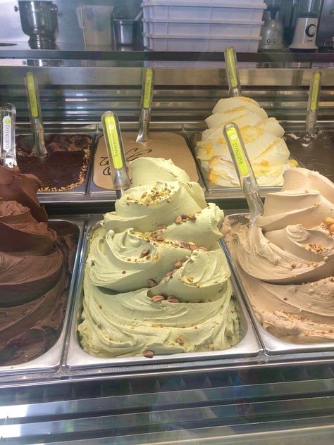 aesthetic 
italian summer 
gelato 
ice cream Addicted For Now, Gelato Italy, Pistachio Gelato, Love And Gelato, Italian Ice Cream, Gelato Shop, Pistachio Ice Cream, Yummy Ice Cream, Rina Kent