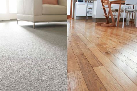 Comparing carpet vs. hardwood cost can help homeowners choose the best flooring option for their homes while also taking into account each product's strengths. Refinishing Hardwood Floors, Bob Vila, Carpet Installation, Solid Hardwood Floors, Best Flooring, Types Of Carpet, Bamboo Flooring, Best Carpet, Carpet Cleaner