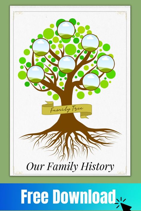 If you want to record your family history, you need a spacious family form to accommodate relevant information. Family tree forms come in different types and shapes. Therefore, you need due diligence to understand the best family tree form that suits your genealogy and dynamics in your family. Family Tree Templates | Free PDF & Editable Versions | Start Building Your Genealogy with Our Trees | Genealogy Shouldn’t Be Overwhelming | Discover Your Family | #FamilyTreeFarm #FamilyTreeFarmTemplates Family Tree Template Printable Free, Family Tree Designs Templates, Family Tree Examples, Family Tree Forms, Blank Family Tree Template, Family Tree Images, Family Tree Templates, Family Trees Diy, Free Family Tree Template