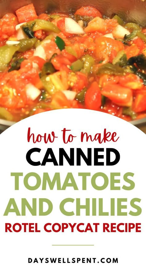 Canning Tomatoes And Green Chilis, Canning Tomatoes And Peppers Together, Canning Tomatoes And Peppers, How To Can Bell Peppers, Canning Rotel Tomatoes Recipes For, How To Can Rotel Tomatoes, Canned Rotel Tomatoes Recipes, Canning Rotel Recipe, Rotel Copycat Recipe