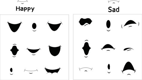 Lips Sync Animation, Animation Practice, Cartoon Style Drawing, Illustrator Design Tutorial, Illustrator Design, Lip Sync, Animation Reference, Vector Artwork, Cartoon Style