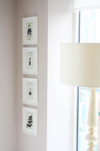 narrow-gallery-wall - Elbow Room Small Hallway Picture Display, Photo Hanging Ideas, Apartment Apothecary, Wall Art Apartment, Gray Room, Wall Layout, Photo Hanging, Hang Pictures, Art Apartment