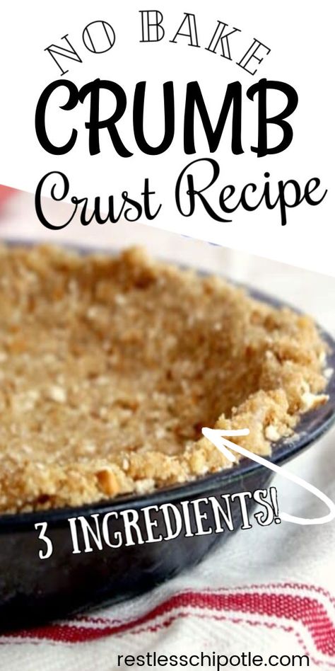 Best Graham Cracker Crust, Graham Cracker Crust Recipe, Flaky Pie Crust Recipe, Crumb Crust, Pie Crust Recipe Easy, Graham Cracker Recipes, Easy Pie Crust, Homemade Pie Crust Recipe, Perfect Pie Crust