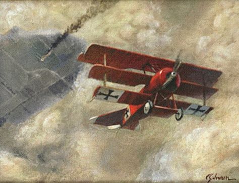 Red Baron Plane, Wwi Aircraft, Manfred Von Richthofen, Ww1 Airplanes, Ww1 Planes, Luftwaffe Planes, Aircraft Images, Poster Vintage Retro, Ww1 Aircraft