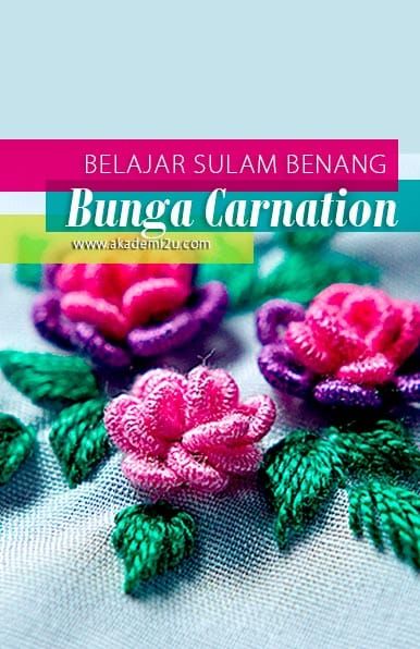 Bunga Carnation - Tutorial Seni Sulaman Benang Tangan - Ketahui lebih banyak lagi maklumat di http://www.facebook.com/1593827267521389/posts/1947487348822044 Leather Art, Embroidered Friendship Bracelet, Friendship Bracelets, Embroidery, Sewing, On Twitter, Knitting, Crochet, Twitter