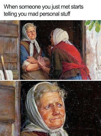 This awkward situation. 51 Art History Memes That Are Too Funny For Their Own Good Medieval Memes, Art History Memes, Funny Art History, Classical Art Memes, Too Close For Comfort, Happy Mind, Art Jokes, History Humor, Memes Humor