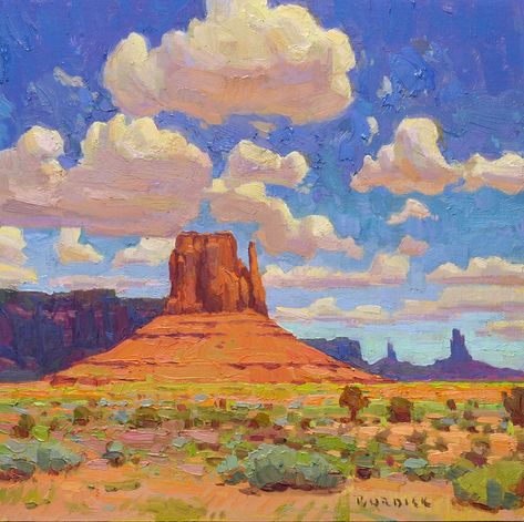 Southwest Desert Landscape, Monument Valley Painting, Monument Valley Art, Desert Landscape Art, Desert Landscape Painting, Desert Scene, Southwestern Art, Desert Art, Desert Painting