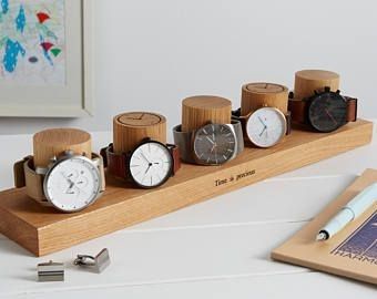 Thoughtful Gifts For Him, Watch Stand, Watch Holder, Wedding Gifts For Groom, Watch Storage, Fotografi Editorial, Jewelry Display Stands, Watch Display, Wooden Watch