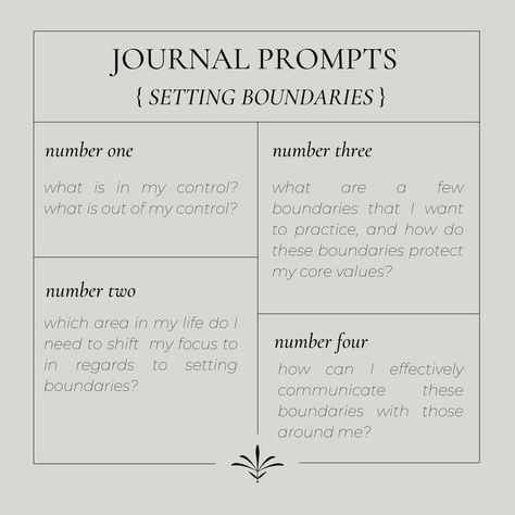 Boundaries Journal, Setting Boundaries Worksheet, Value Yourself, Poetry Prompts, God's Healing, Daily Journal Prompts, Set Boundaries, Good Instagram Captions, Writing Therapy