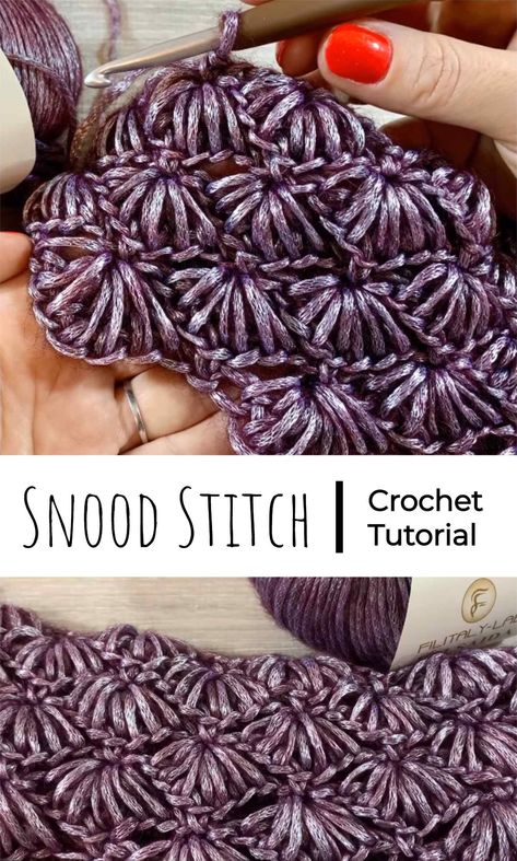 Creative and very beautiful stitch we have today for you to crochet with free video tutorial and clearly explained instructions. Thanks to author for her work that helps us learn how to crochet awesome and very useful stitch which one will help you to make your everyday life more attractive and enjoyable. We can say … Crochet Snood, Beau Crochet, شال كروشيه, Confection Au Crochet, Crochet Stitches Free, Crochet Simple, Crochet Stitches For Beginners, Stitch Crochet, Crochet Stitches Tutorial