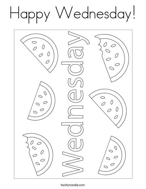 Days Of The Week Coloring Pages, Wednesday Coloring Pages, Kid Worksheets, Inkleur Prente, Days Of The Week Activities, Create Worksheets, Curriculum Preschool, Blank Coloring Pages, Today Is Monday