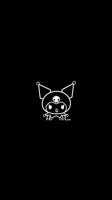 Kuromi Wallpaper Aesthetic, Kuromi Wallpaper, Wallpaper Aesthetic, To Share, Black